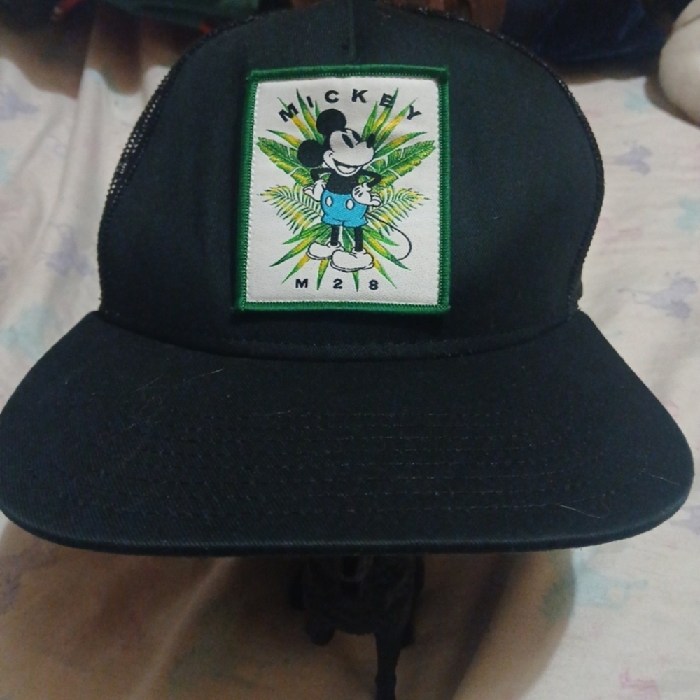 Black Mickey Mouse Cap